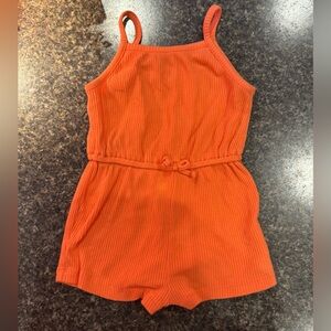 Old Navy Bright Orange Ribbed Outfit